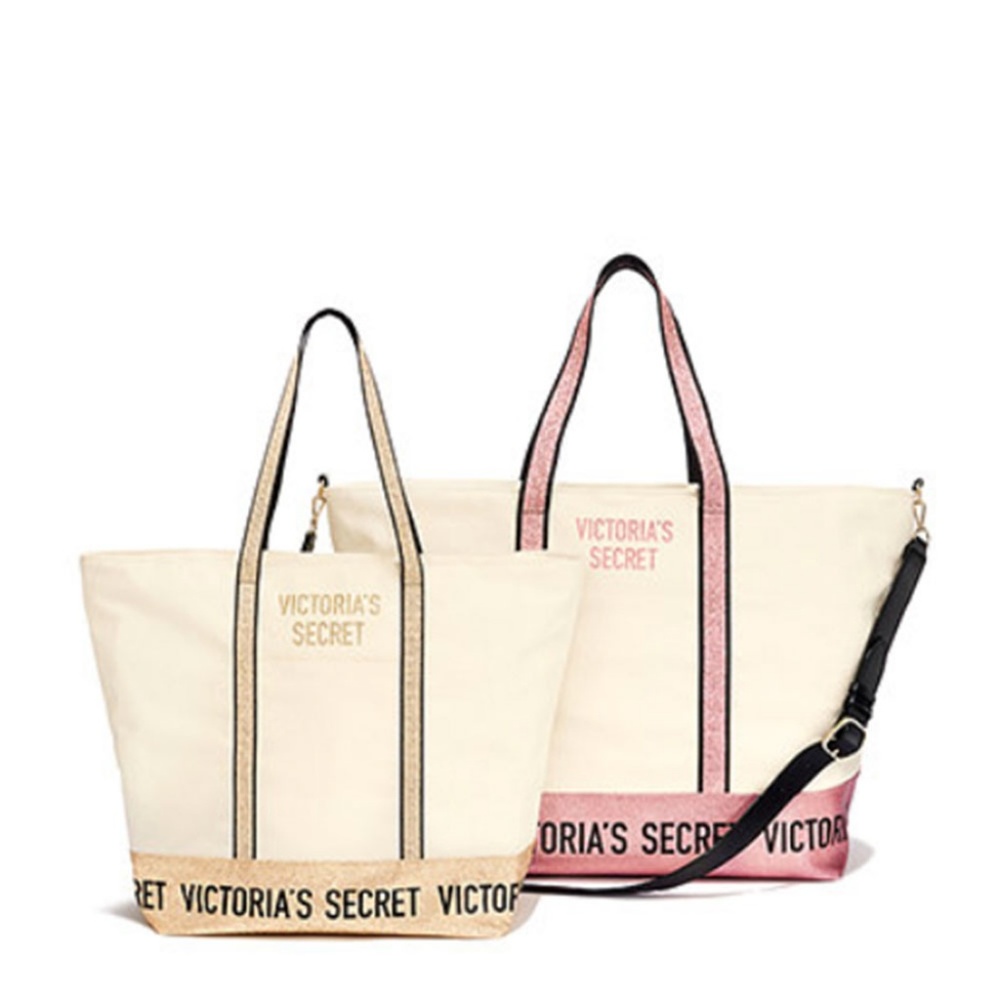 Victorias Secret SPARKLE Weekender and Tote Duo
